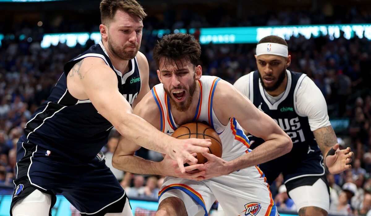 okc thunder vs dallas mavericks match player stats