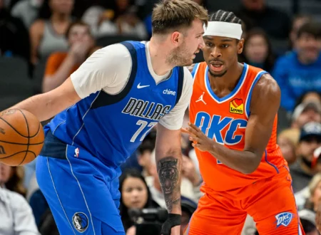 okc thunder vs dallas mavericks match player stats